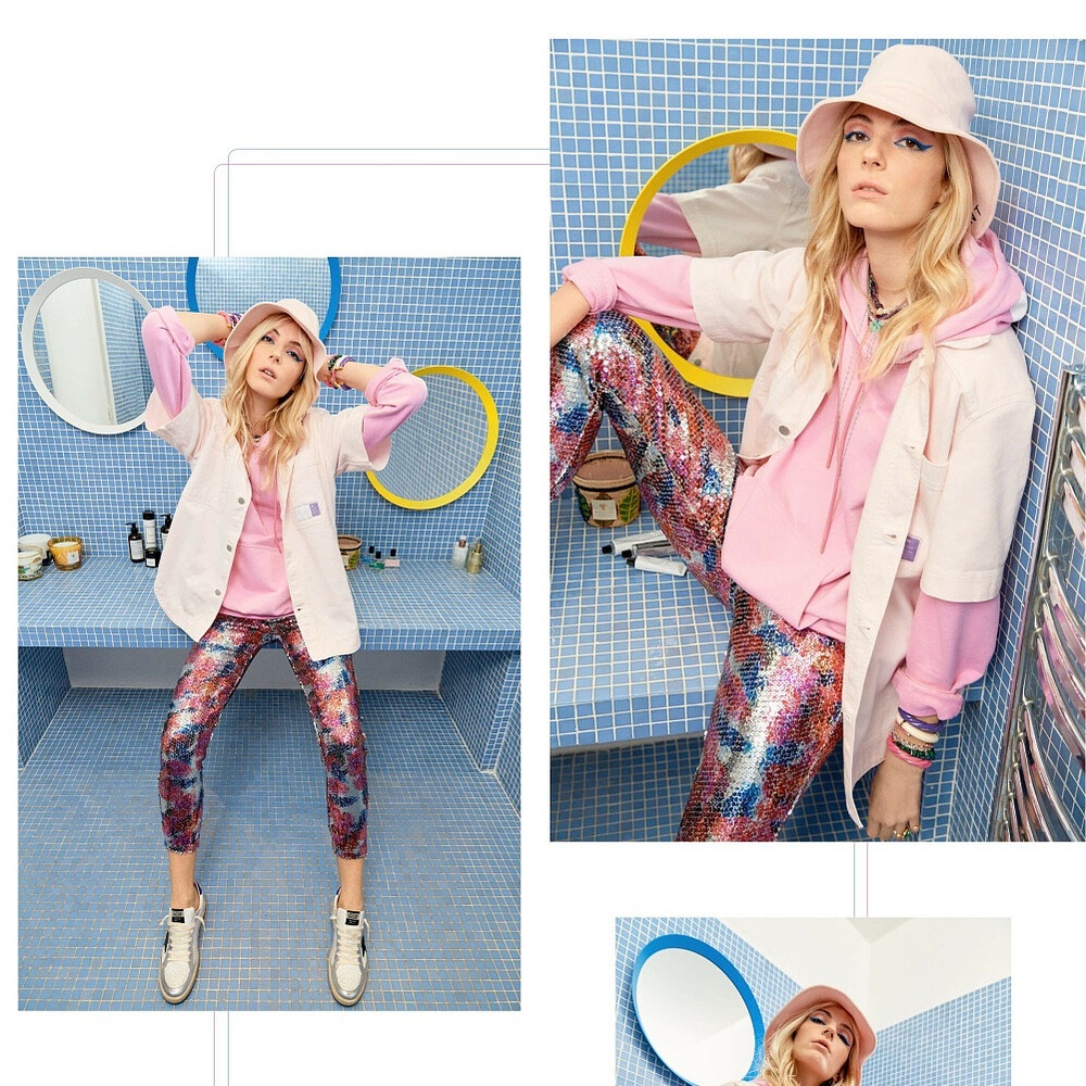 Pink bob hat Isabel Maran